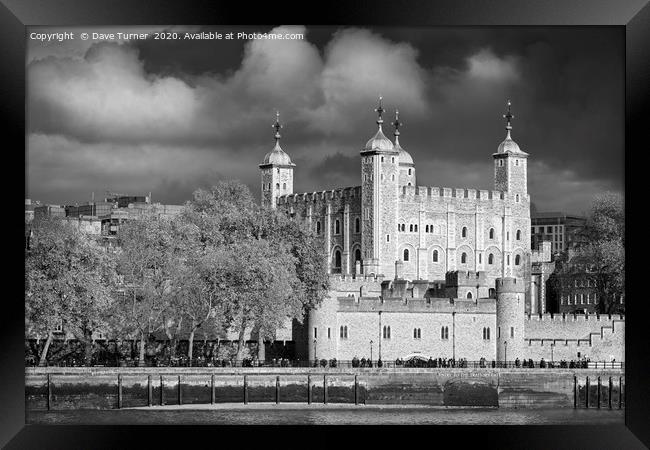 Tower of London Framed Print by Dave Turner