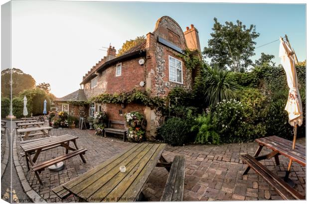 Wide angle view of the Adam & Eve pub in the city  Canvas Print by Chris Yaxley