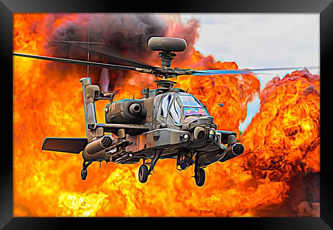 Army Air Corps WAH-64D Apache Framed Print by Jason Wells