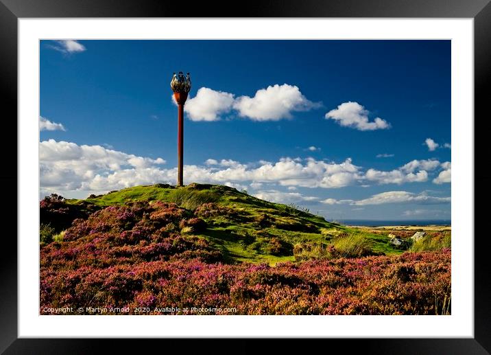 Danby Beacon, North York Moors Framed Mounted Print by Martyn Arnold