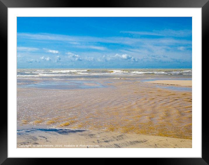 Beach Life  Framed Mounted Print by Jane Metters