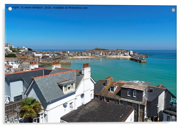 st ives cornwall Acrylic by Kevin Britland