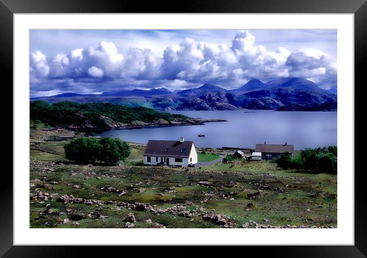 The Torridon Hills Framed Mounted Print by Philip Hawkins