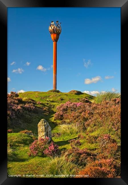 Danby Beacon, Near Whitby, North Yorkshire Framed Print by Martyn Arnold
