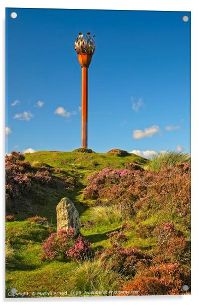 Danby Beacon, Near Whitby, North Yorkshire Acrylic by Martyn Arnold