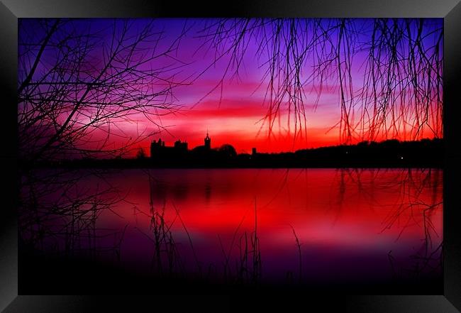 Breaking dawn over Linlithgow Palace Framed Print by Philip Hawkins