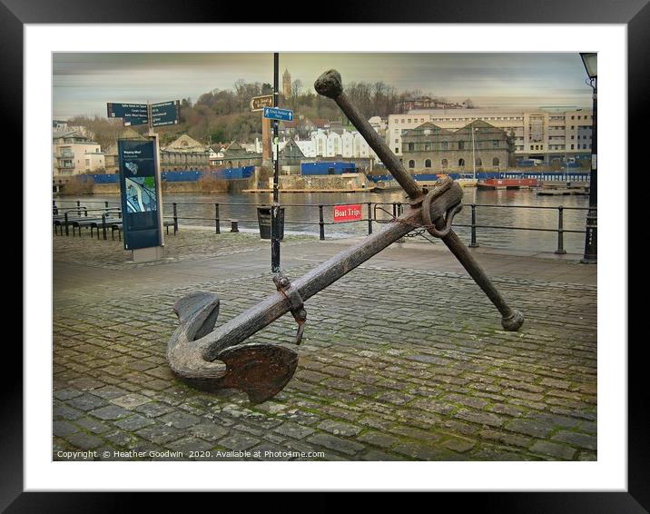 Wapping Warf Bristol Framed Mounted Print by Heather Goodwin