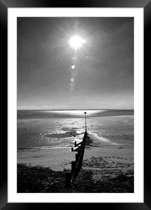 Three Shells Beach Southend on Sea Essex England Framed Mounted Print by Andy Evans Photos