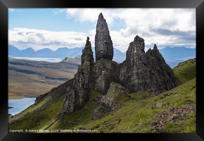 The Old Man of Storr Framed Print by Lrd Robert Barnes