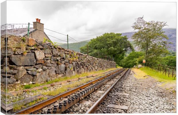 Mount Snowdon Railway, Llanberis, North Wales Canvas Print by Chris Yaxley