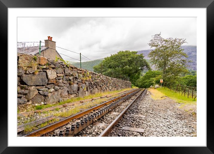 Mount Snowdon Railway, Llanberis, North Wales Framed Mounted Print by Chris Yaxley