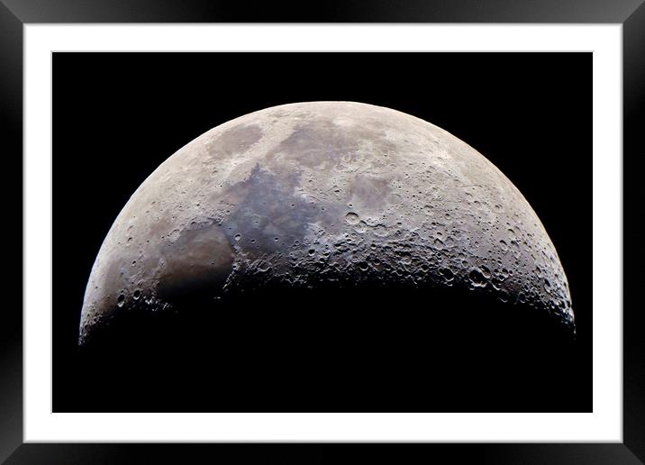 Colour in the Moon Framed Mounted Print by Susan Snow