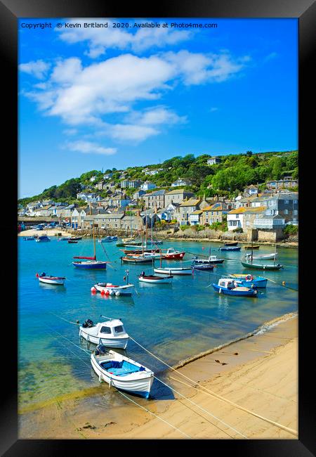 mousehole cornwall Framed Print by Kevin Britland