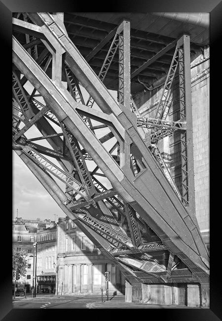 Newcastle Tyne Bridge Framed Print by Rob Cole