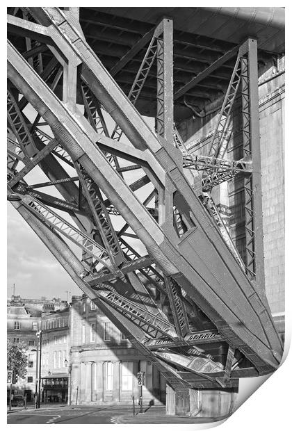 Newcastle Tyne Bridge Print by Rob Cole