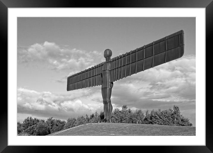 Angel of the North, North East England Framed Mounted Print by Rob Cole
