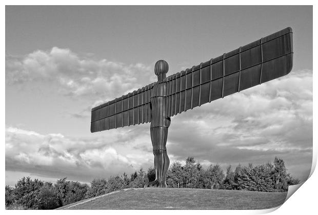 Angel of the North, North East England Print by Rob Cole