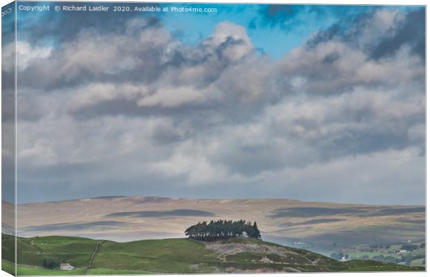 Kirkcarrion from Romaldkirk Moor Canvas Print by Richard Laidler