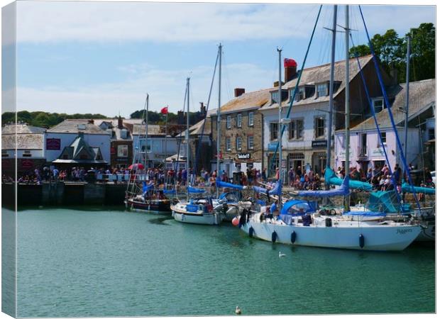 Padstow Harbour Canvas Print by Nathalie Hales