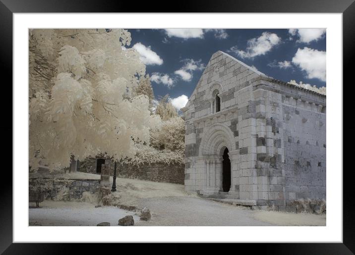 Infrared Chancelade Framed Mounted Print by Jim Ripley