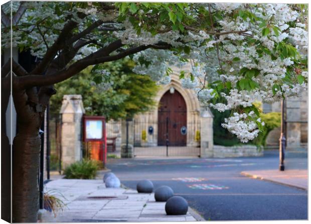 St Roberts Church Morpeth Northumberland Canvas Print by David Thompson