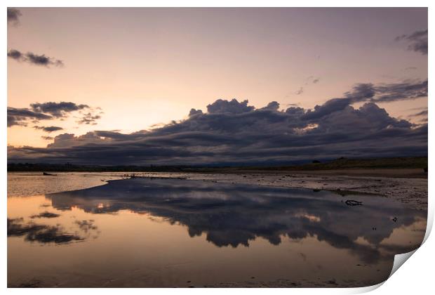 River Coquet Estuary Amble Northumberland Coast  Print by David Thompson