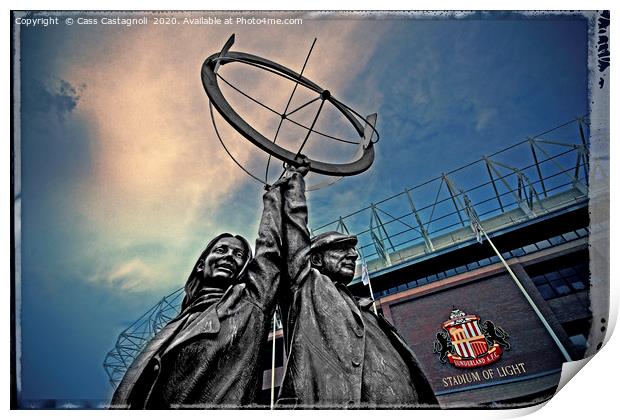 Sunderland AFC - To the fans Print by Cass Castagnoli