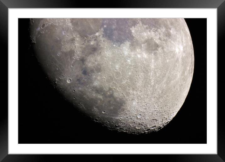 The Colour of the Moon Framed Mounted Print by Susan Snow