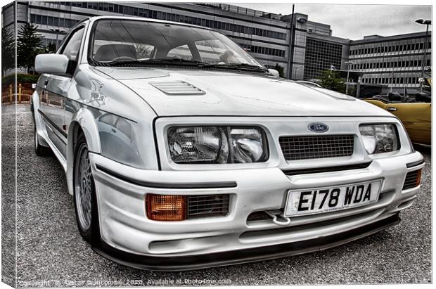 Sierra RS Cosworth  Canvas Print by Alistair Duncombe