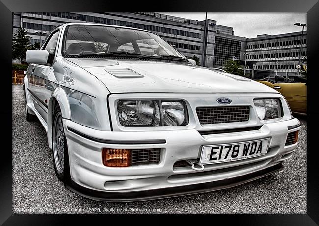 Sierra RS Cosworth  Framed Print by Alistair Duncombe