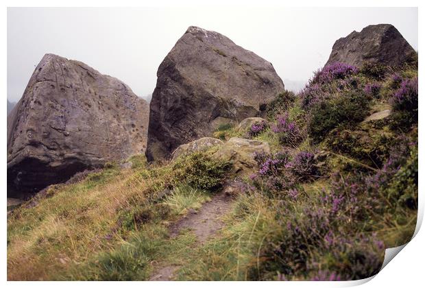 Ilkley Moor Landscape Print by Svetlana Sewell