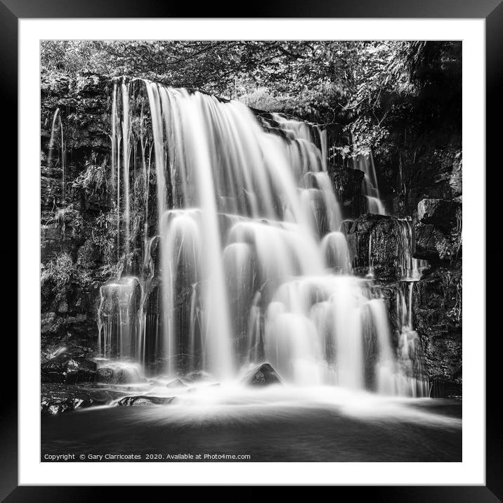 East Gill Force Framed Mounted Print by Gary Clarricoates