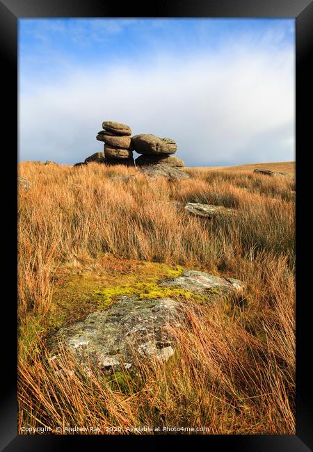 Black Tor (Dartmoor) Framed Print by Andrew Ray