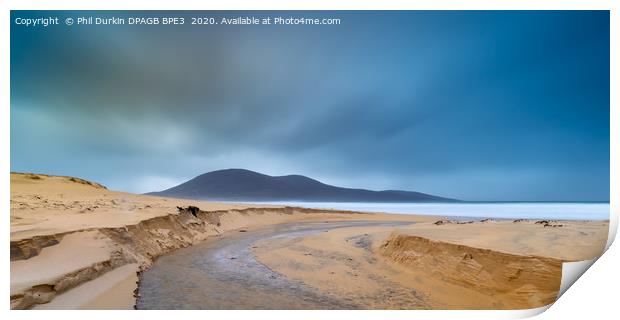 Stunning Scarista Beach in the Isle of Harris Print by Phil Durkin DPAGB BPE4
