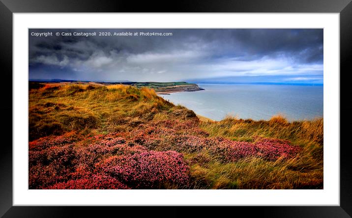 Heavenly view from the Devil's cliff Framed Mounted Print by Cass Castagnoli