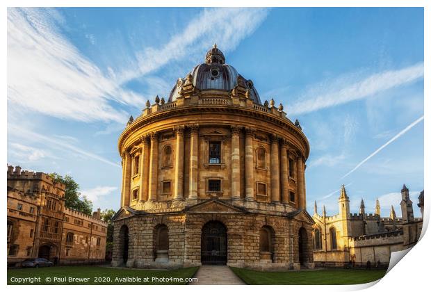 Radcliffe Camera Oxford Print by Paul Brewer