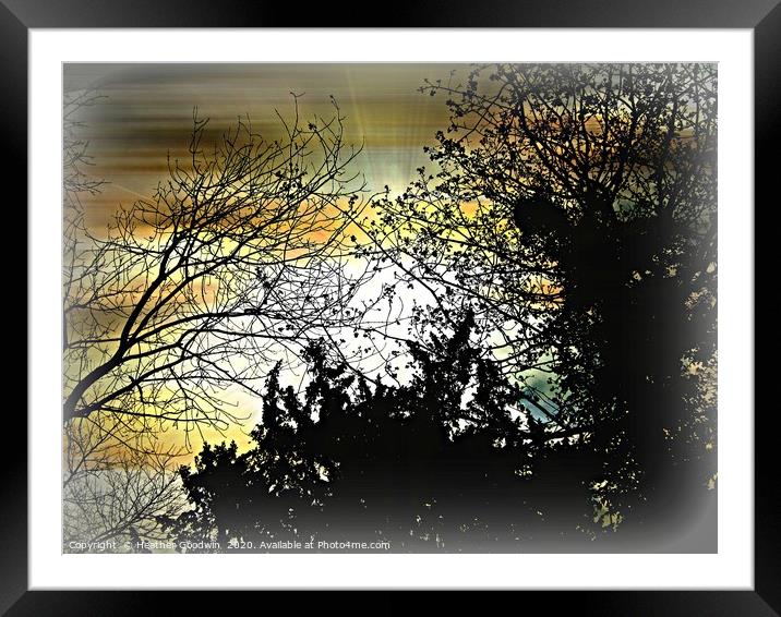 Feel the Wind Framed Mounted Print by Heather Goodwin