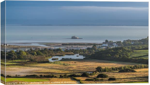 Bembridge Harbour Canvas Print by Wight Landscapes