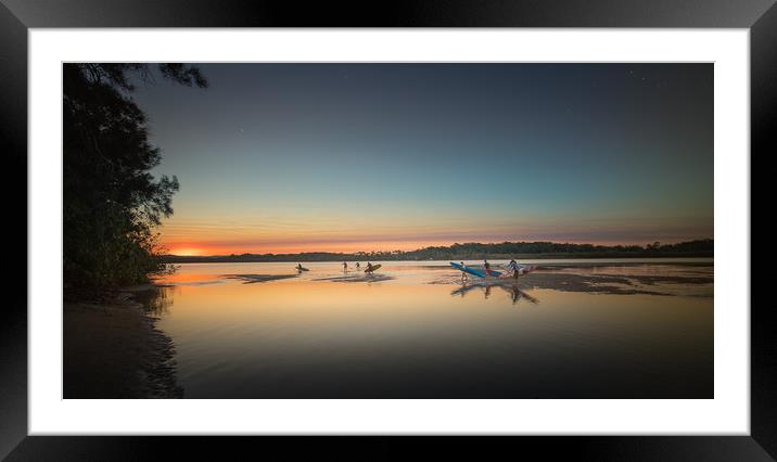 Going Home Framed Mounted Print by Pete Evans