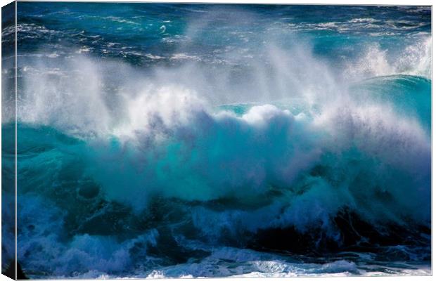 Another Impressive Ocean Wave Canvas Print by Anne Macdonald