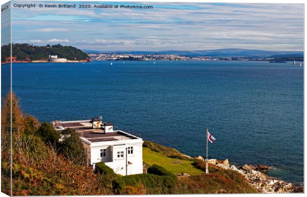 penlee point cornwall Canvas Print by Kevin Britland