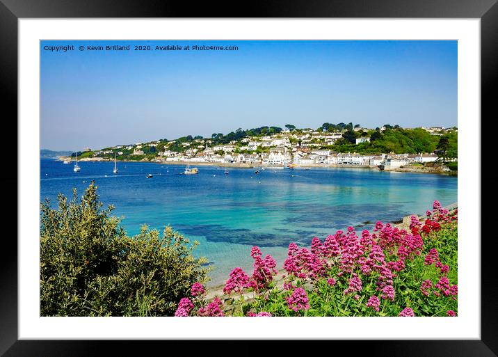 st mawes cornwall Framed Mounted Print by Kevin Britland