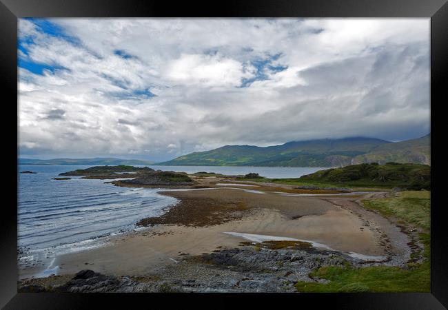 Camusfearna Sandaig Islands Glenelg Framed Print by Derek Beattie