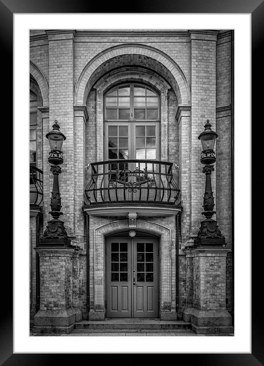 Landskrona City Theater Doorway Framed Mounted Print by Antony McAulay