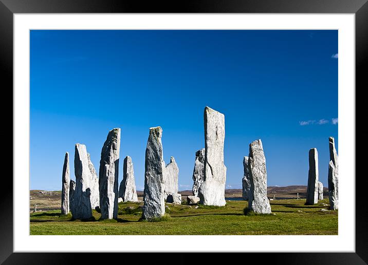 The Callanish standing stones Framed Mounted Print by Hugh McKean
