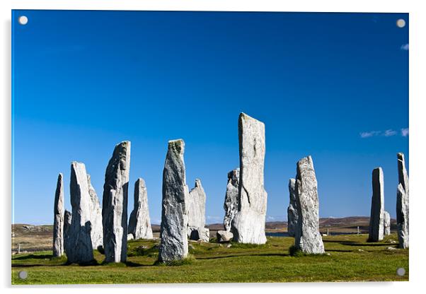 The Callanish standing stones Acrylic by Hugh McKean