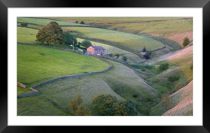 Bettfield Clough Framed Mounted Print by Paul Andrews