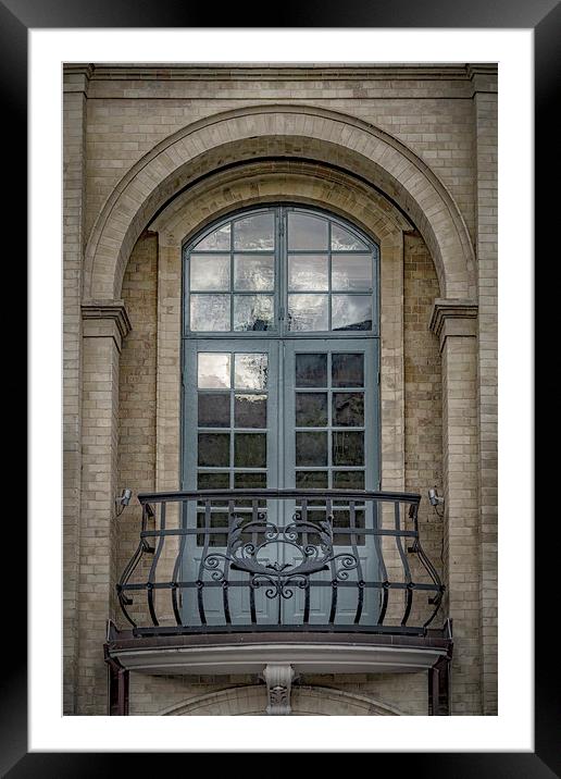 Landskrona City Theater Window Framed Mounted Print by Antony McAulay