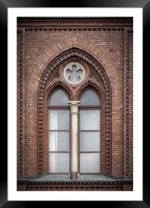 Landskrona Radhus Building Window Framed Mounted Print by Antony McAulay
