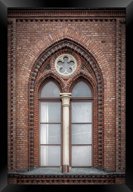 Landskrona Radhus Building Window Framed Print by Antony McAulay
